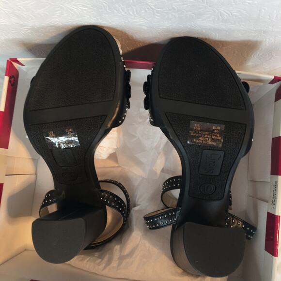 NIB Circus by Sam Edelman Merle Studded Sandal 10M 3‎ 1/3" Block Heel Shoes - Picture 8 of 8